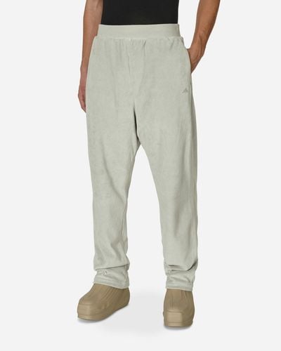 adidas Basketball Velour Trousers - Natural