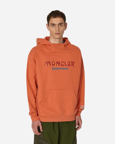 Moncler Genius Salehe Bembury Logo Hooded Sweatshirt - Orange
