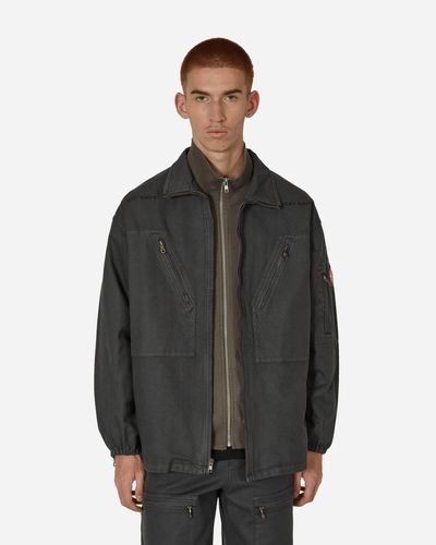 Cav Empt Overdye Zip Bdu Jacket Charcoal - Grey