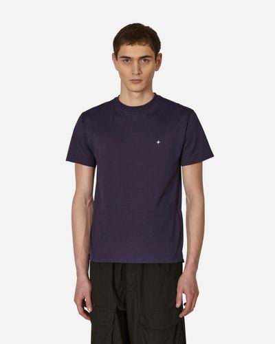 Stone Island Stellina Garment Dyed T-shirt Purple - Blue