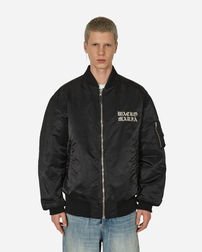 Wacko Maria Ma-1 Flight Jacket (type-2) - Black