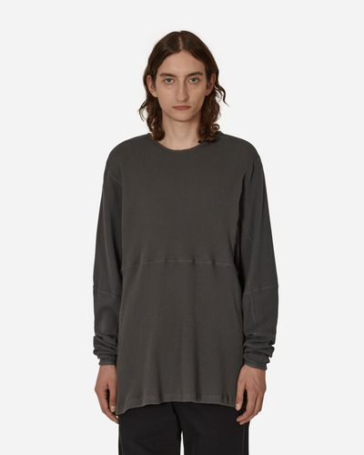 BRYAN JIMENE`Z Body Warmer Thermal Sweatshirt - Black
