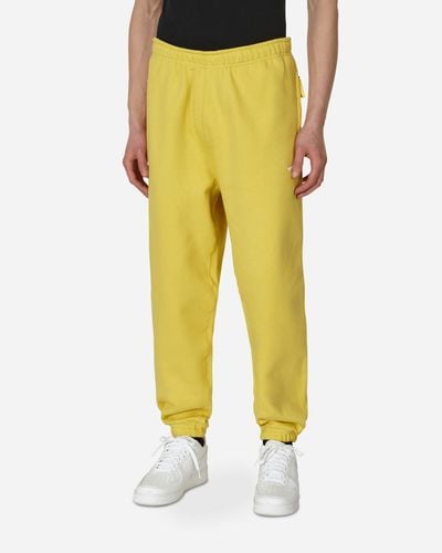 Nike Solo Swoosh Sweatpants Yellow