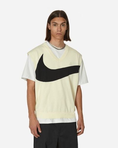 Nike Swoosh Jumper Vest Coconut Milk - Natural