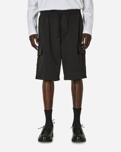 Comme des Garçons Garment Dyed Cargo Shorts - Black