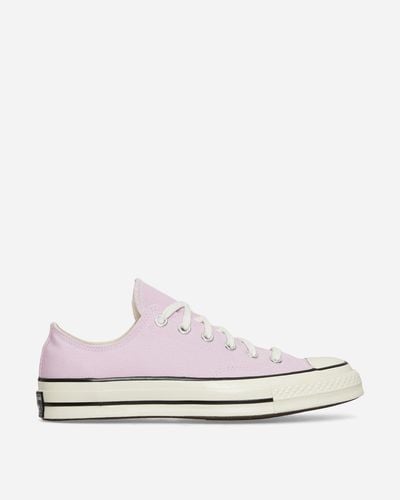 Converse Chuck 70 Low Canvas Trainers Stardust Lilac - White