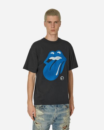 Hysteric Glamour The Rolling Stones Circle Head And Blue Tongue T-shirt