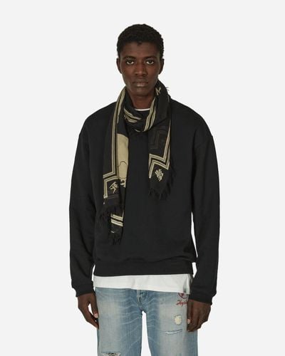 Kapital Eco Knit Crewneck Sweatshirt (profile Rainbowy Patch) - Black