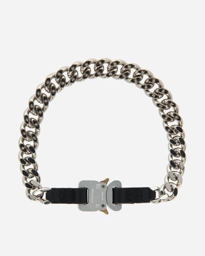 1017 ALYX 9SM Leather Details Chain Necklace - Gray