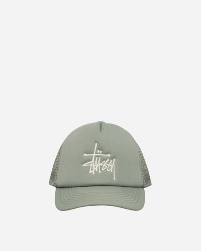 Stussy Big Basic Trucker Cap Light Olive - Green