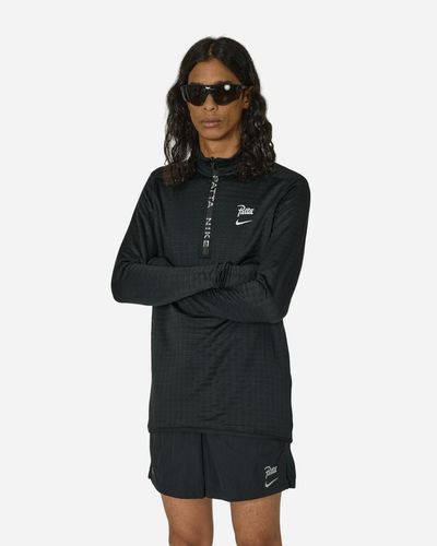 Nike Patta Running Team Half-zip Longsleeve - Black