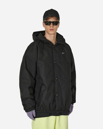 Nike Solo Swoosh Puffer Jacket - Black