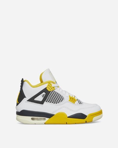 Nike Wmns Air Jordan 4 Retro Sneakers Vivid Sulphur - Yellow
