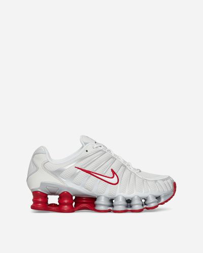 Nike Wmns Shox Tl Sneakers Platinum Tint / Gym Red - White