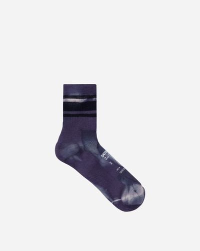 Satisfy Merino Tube Socks Deep Lilac - Blue