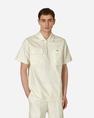 Dickies Pop Trading Company Shortsleeve Shirt Off White - Natural