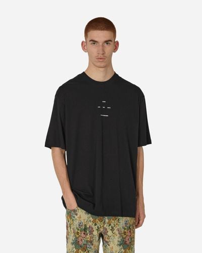 Song For The Mute Logo Oversized T-shirt - Black