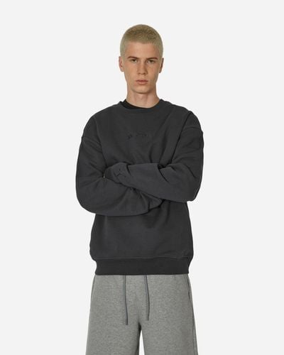 Nike Air Jordan Wordmark Fleece Crewneck Sweatshirt Off Noir - Black