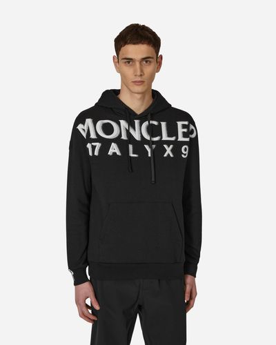 Moncler Genius 6 Moncler 1017 Alyx 9sm Hooded Sweatshirt - Black