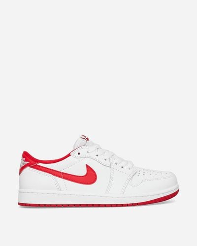 Nike Air Jordan 1 Retro Low Og Sneakers Og White / College Red /white