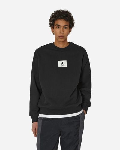 Nike Flight Essentials Fleece Crewneck Sweatshirt - Black