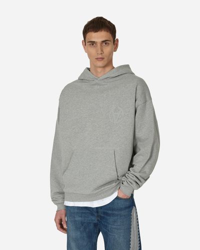 SLAM JAM Graphic Hooded Sweatshirt - Gray