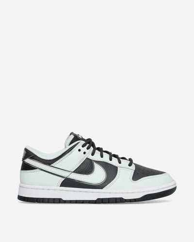 Nike Dunk Low Retro Premium Sneakers Dark Smoke Gray / White / Barely Green