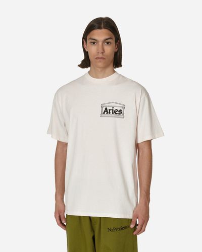 logo patch-work T-shirt, Aries