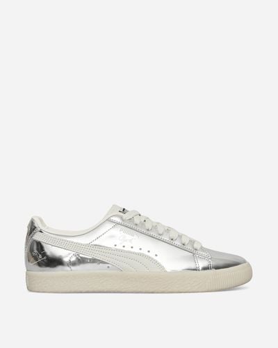 PUMA Clyde 3024 Trainers Silver / Warm White