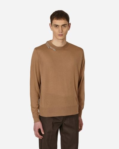 Undercover Zipper Sweater - Brown