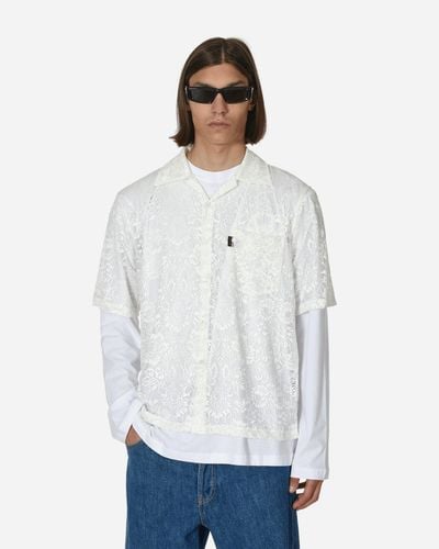 Aries Lace Hawaiian Shirt - White