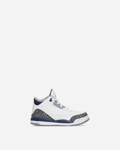 Nike Air Jordan 3 Retro (Td) Sneakers / Midnight - White