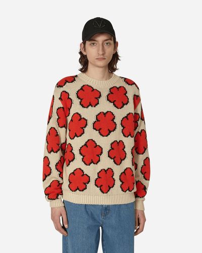 KENZO All-over Boke Flower Sweater - Red