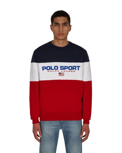 Polo Ralph Lauren Polo Sport Crewneck Sweatshirt - Red