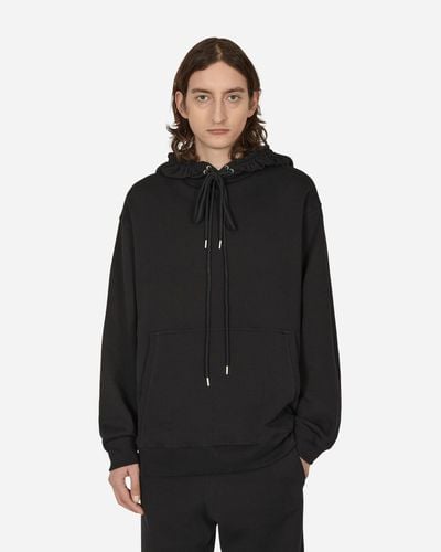 Dries Van Noten Loose Fit Hooded Sweatshirt - Black