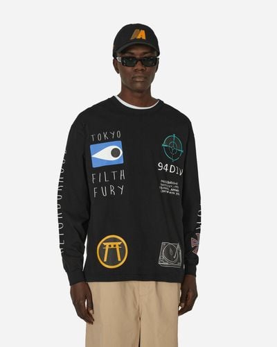 Neighborhood Ls-10 Longsleeve T-shirt - Black