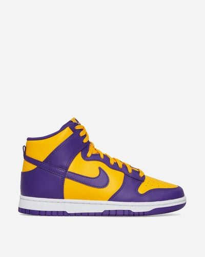 Nike Dunk High Retro Sneakers College Gold / Court - Purple
