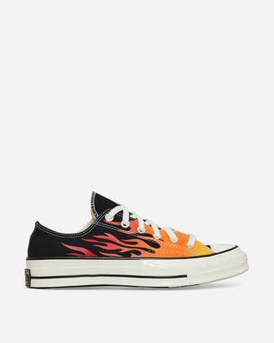 Converse Archive Print Chuck 70 Low Trainers Black / Enamel Red - White