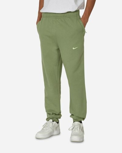 Nike Nocta Fleece Trousers Oil Green