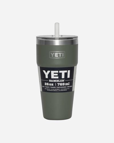 Yeti Rambler Straw Cup Camp - Grey