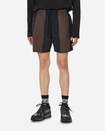 Nike Tech Pack Woven Shorts Stripe Black / Baroque Brown