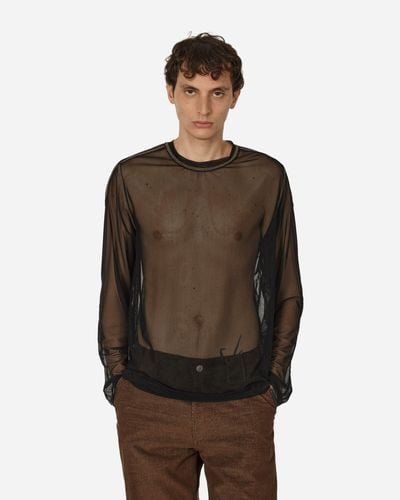 AFFXWRKS Boxed Mesh Pullover - Brown