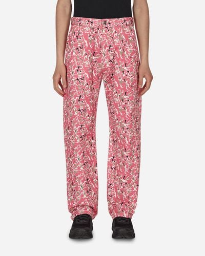 Rassvet (PACCBET) Workwear Floral Pants - Pink
