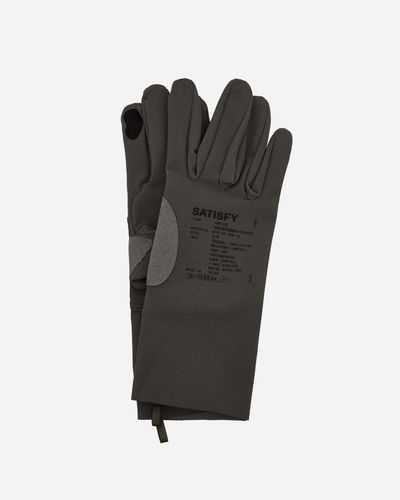 Satisfy Coffeethermal Gloves Dark Natural - Black