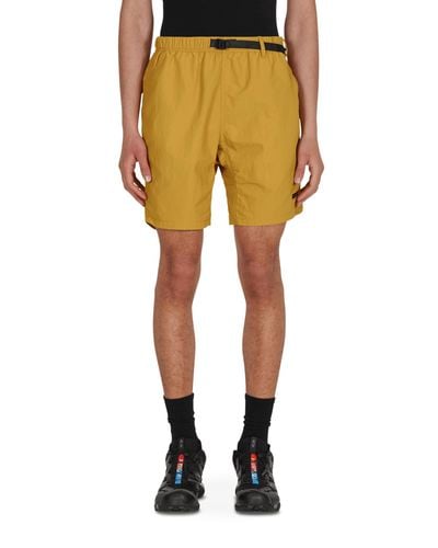 Gramicci Shell Packable Shorts - Yellow