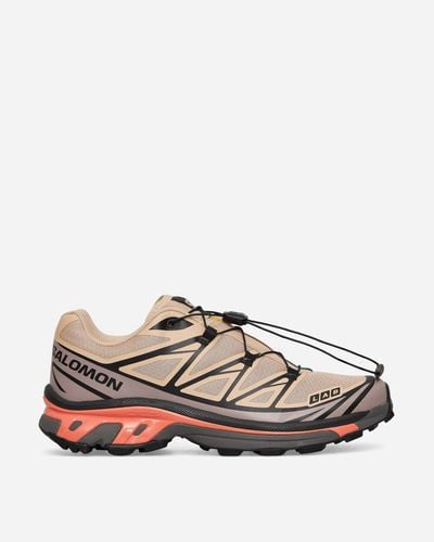 Salomon Xt-6 Sneakers Hazelnut / Quail / Living Coral - Brown