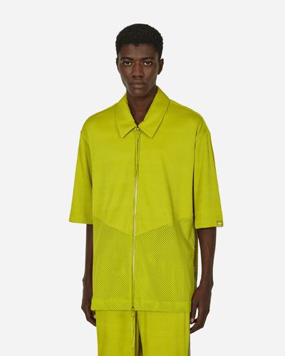 adidas Sftm Zip Up Shirt Unity Lime - Green