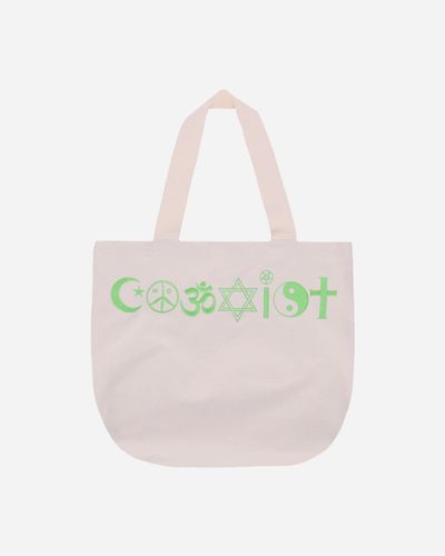 Mister Green Coexist Tote Bag - Pink