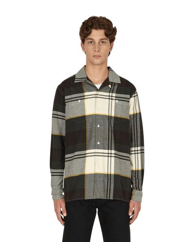 Noah Plaid Lightweight Flannel Shirt - Multicolour