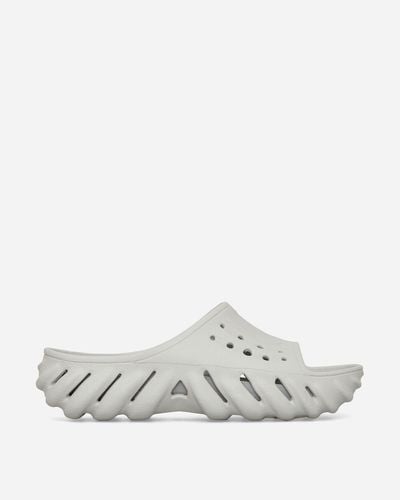 Crocs™ Echo Slides Gray - White